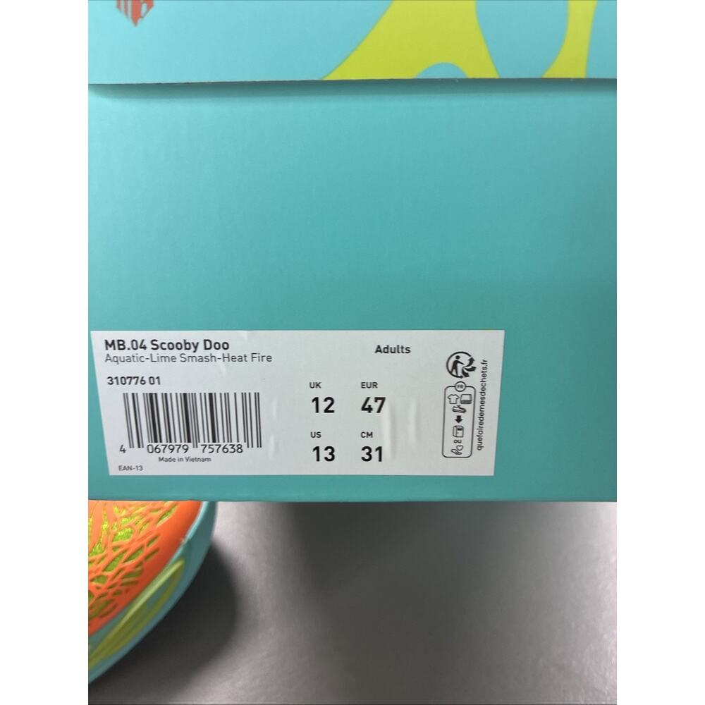 Puma Scooby-Doo x MB.04 LaMelo Mystery Machine Men’s Size 13 310776-01 With Box - Picture 10 of 10